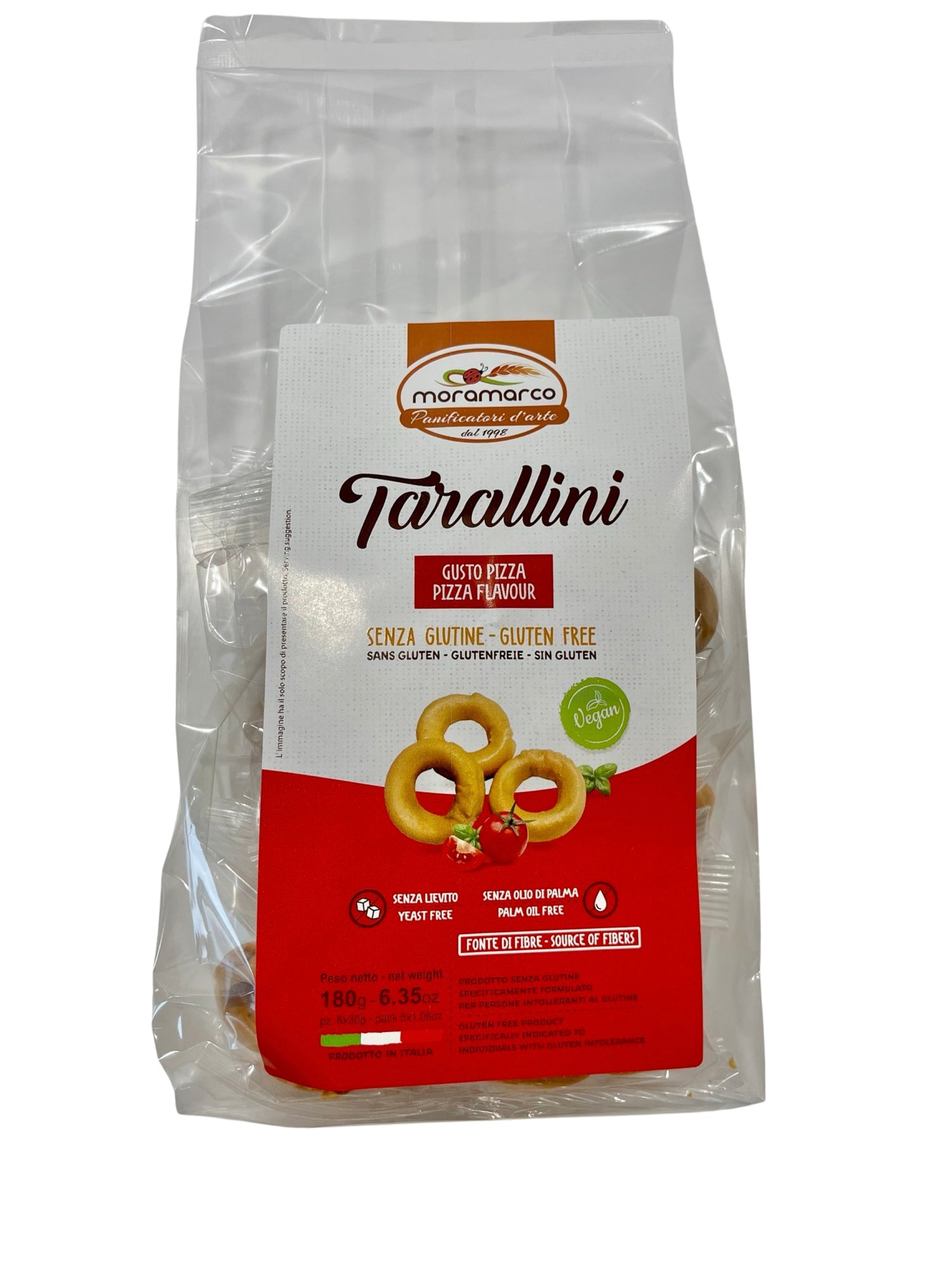 Tarallini pizza-flavoured gluten-free