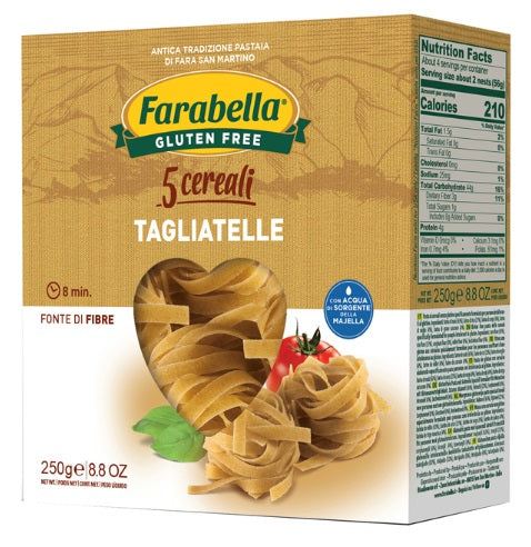 Farabella tagliatelle 5 grains gluten-free