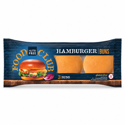 Nutrifree Hamburger buns gluten free, lactose-free, egg-free