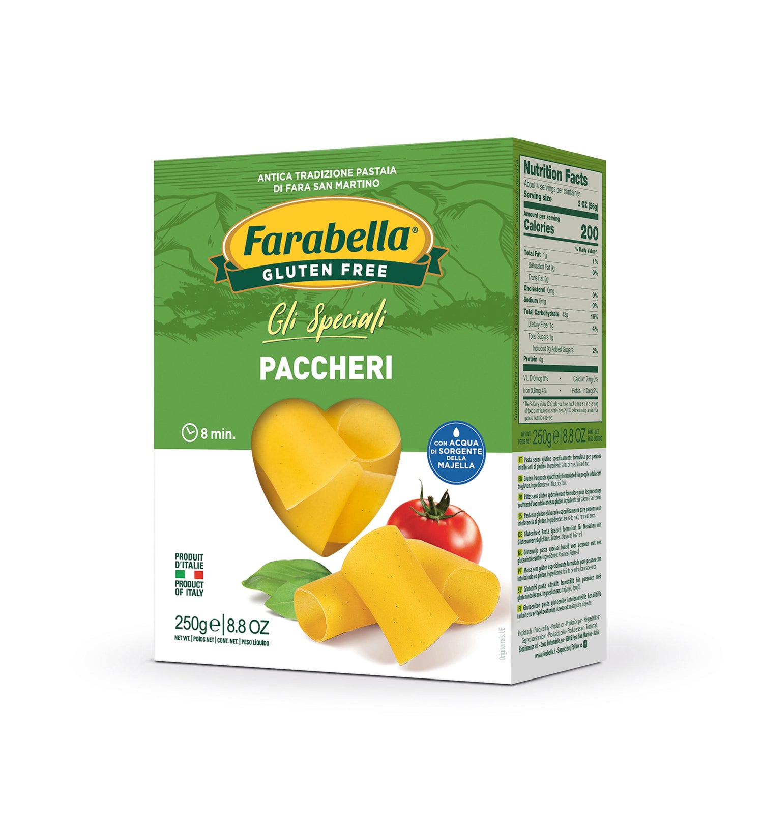 Farabella paccheri gluten-free
