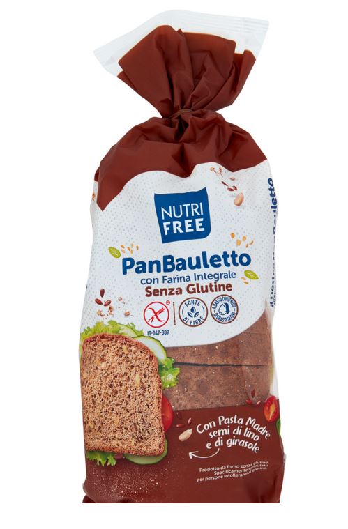 Nutrifree wholemeal sliced soft bread gluten-free