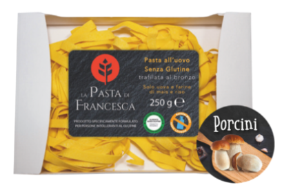 Pasta di Francesca pappardelle with Porcini Mushrooms gluten-free