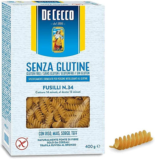 De Cecco fusilli № 34 gluten free - HEALTHY LIVING SARLS www.luxembourgglutenfree.com