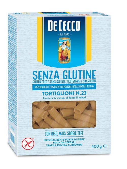 De Cecco tortiglioni № 23 gluten free - HEALTHY LIVING SARLS www.luxembourgglutenfree.com