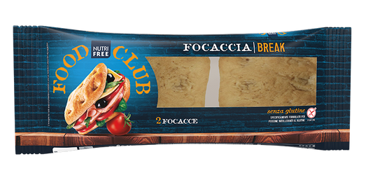 Nutrifree Focaccia gluten free, lactose-free, egg-free