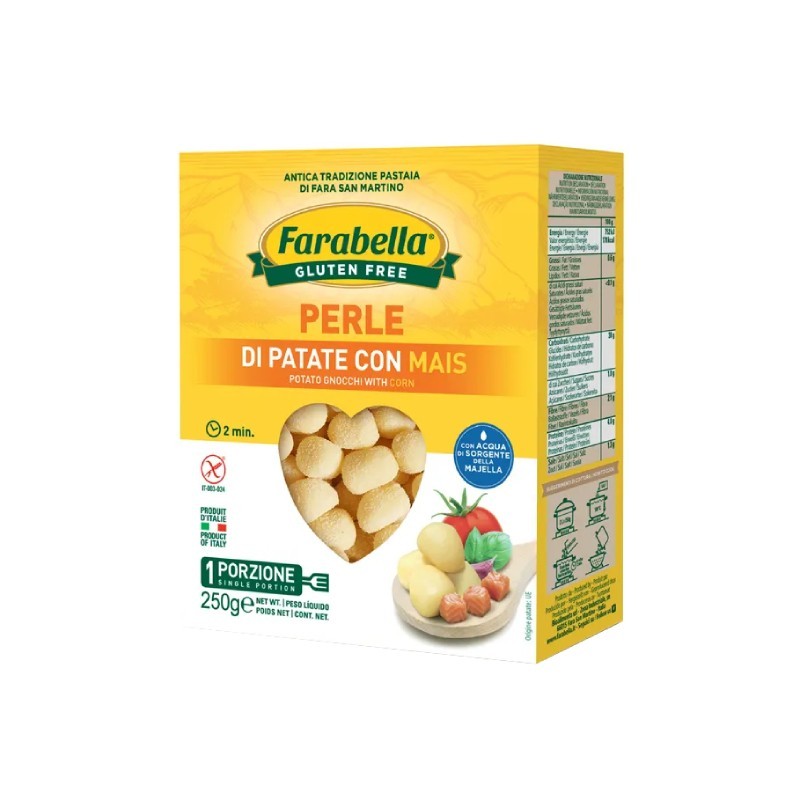 Farabella potato gnocchi (perle) with corn gluten-free
