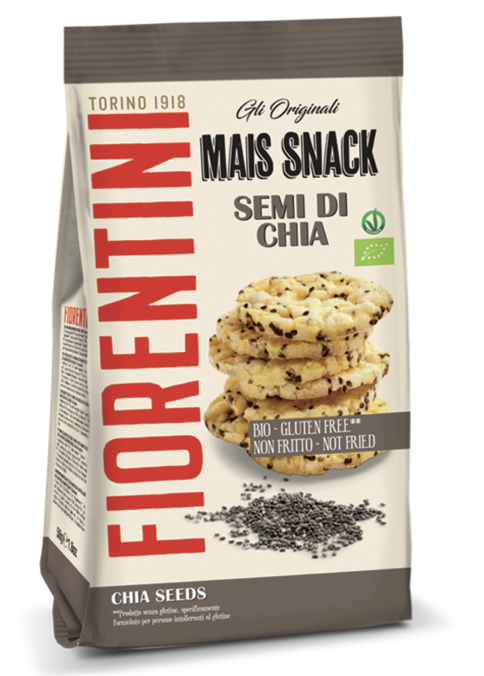 Fiorentini bio gluten-free corn galette with chia seeds, vegan