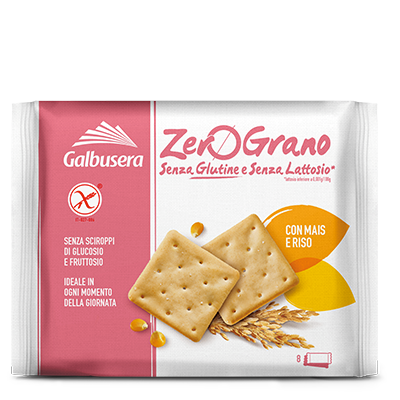 Galbusera crackers with corn and rice gluten-free