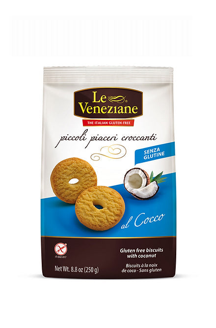LE VENEZIANE Biscuits à la noix de coco sans gluten