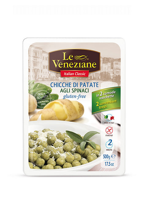 LE VENEZIANE Potato and spinach gnocchi gluten-free