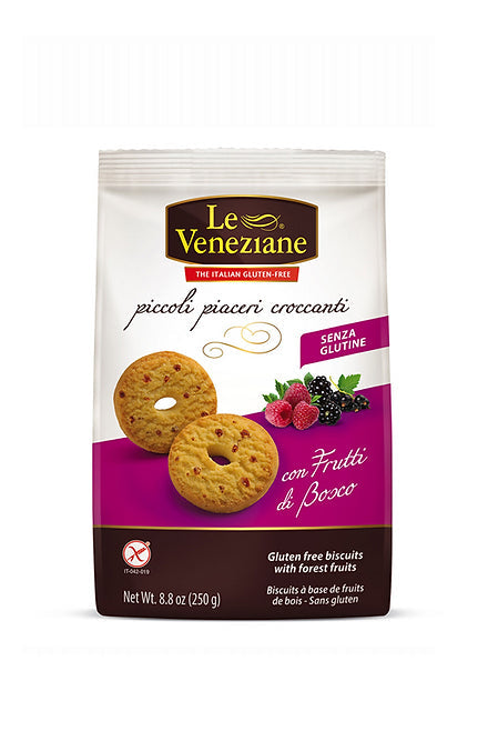 LE VENEZIANE Biscuits with forest fruits gluten-free