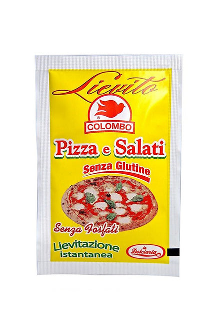 Yeast for pizza and salted dishes gluten-free