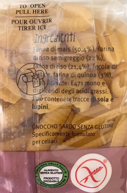 GAROFALO Gnocchi Sardi gluten-free