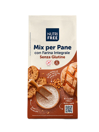 Mélange pour pain complet sans gluten Nutrifree