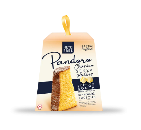 Nutrifree classic Pandoro cake gluten-free and lactose-free